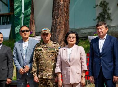 Филиал Центра «ВОИН» в Бурятии открыл смены «Время юных героев» в День России