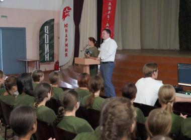 В Центре «ВОИН» перед курсантами выступил спикер Общества «Знание» Сергей Иванов