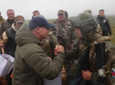 К 80-летию Курильской десантной операции Центр «ВОИН» организовал полосу препятствий «Штурм Шумшу» на Сахалине