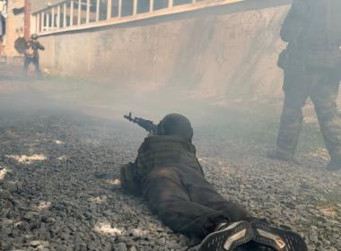 Прошло итоговое испытание курсантов второй смены «Время юных героев» в свердловском филиале.