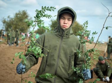 Инструкторы и курсанты Центра «ВОИН» показали пример заботы об экологии