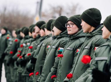 Частицу Вечного огня из ДНР доставили в тюменский филиал Центра «ВОИН»